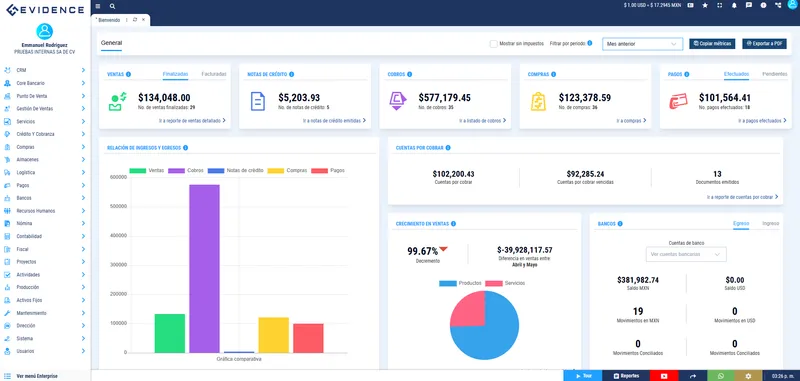 EVIDENCE ERP