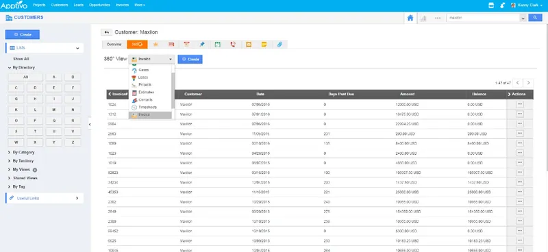 Apptivo Projects