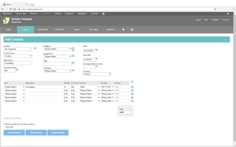 Yendo Software Contabilidad
