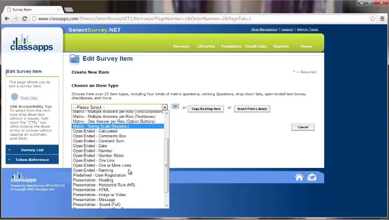 SelectSurvey.NET
