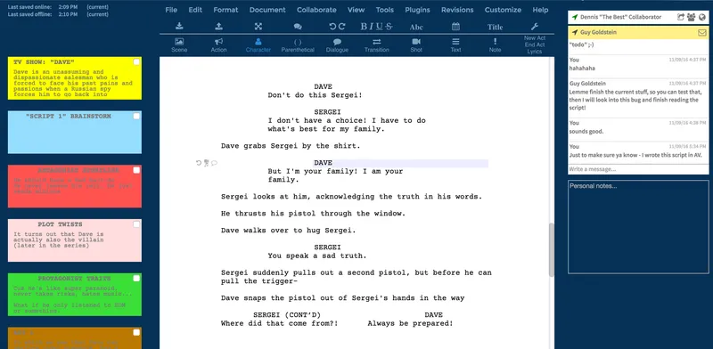 WriterDuet
