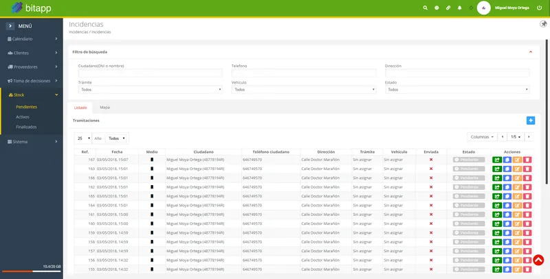 Bitapp Mantenimiento