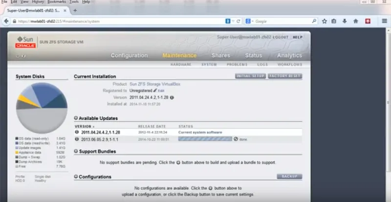Oracle ZFS