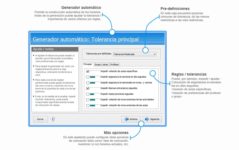 SGHorarios Administración